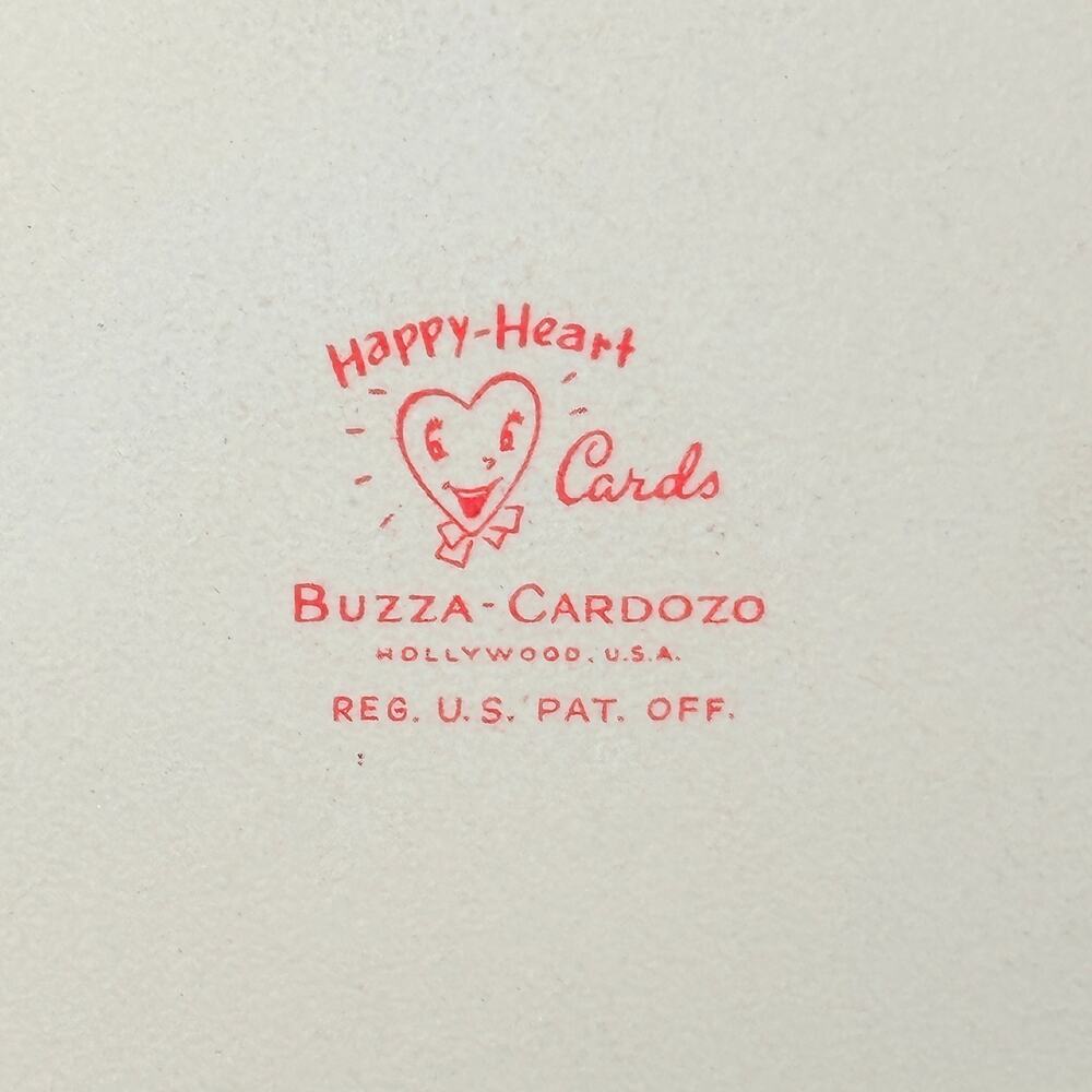 Vintage 1950s Buzza Cardozo Income Tax Day Greeting Card Rabbit Uncle Sam - Picture 6 of 8